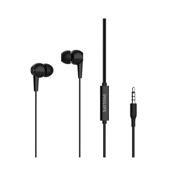 Buy PHILIPS TAE1107BK 94 Wired Earphone with Mic In Ear Black